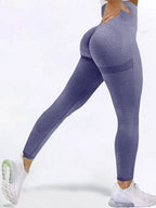 Seamless Tummy Control Leggings – High Waist Scrunch Fit for Workout & Shaping
