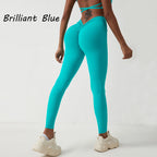 Women’s Scrunch Butt Seamless Leggings – High Waist V-Cut Yoga Pants