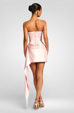 Off-Shoulder Ruched Mini Dress