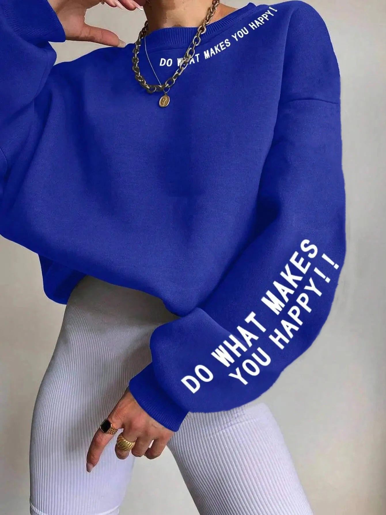 Oversized Crewneck with Print