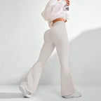 Ribbed SculptFit Lounge Pants – High Waist & Curve Contour