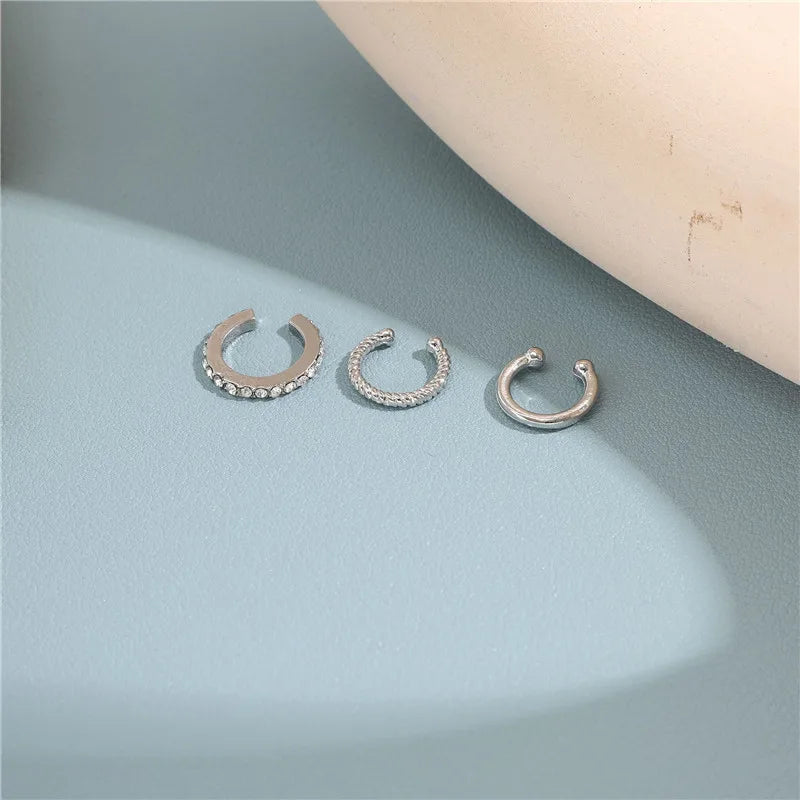 Non-Piercing Leaf Ear Cuff – Gold-Plated Clip-On Earring