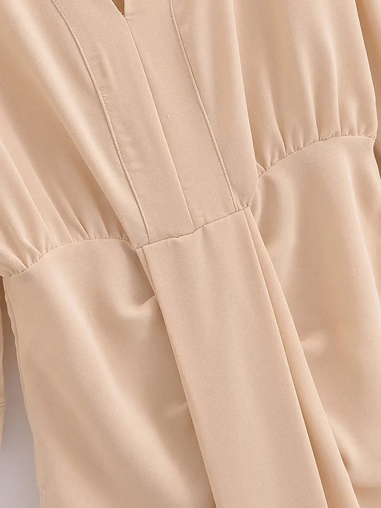 Drapiertes Kleid „SandAura“