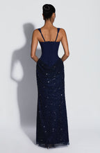 Yeona Maxi Dress - Navy