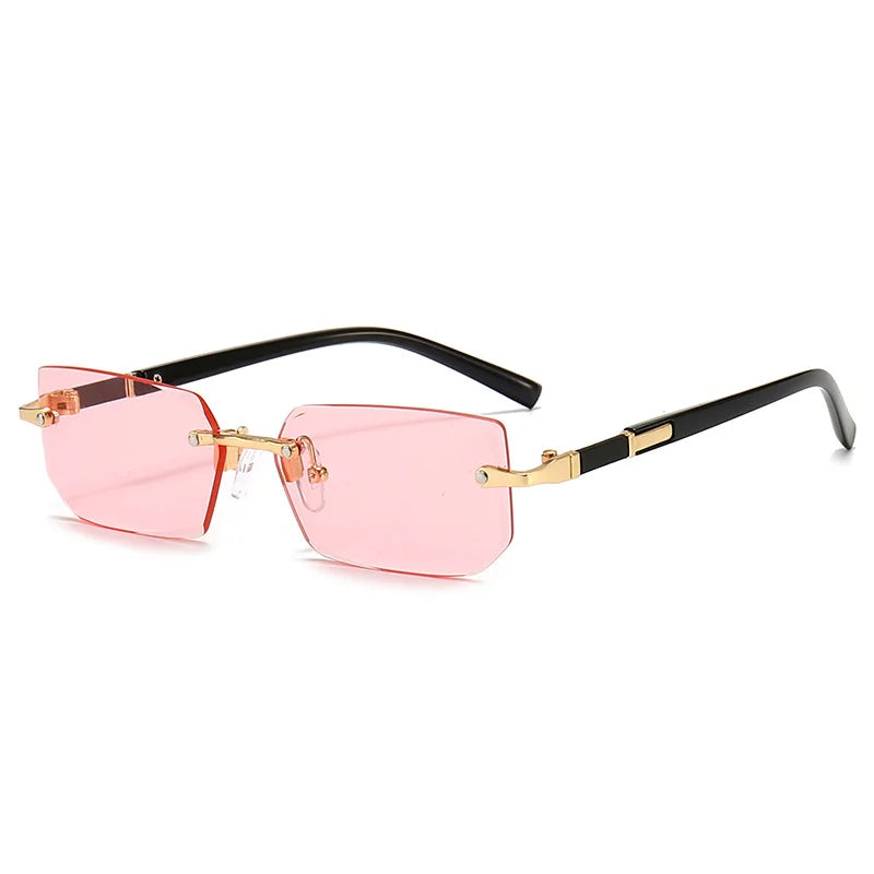 Trendy Small Rectangle Sunglasses – Gradient Square Summer Shades