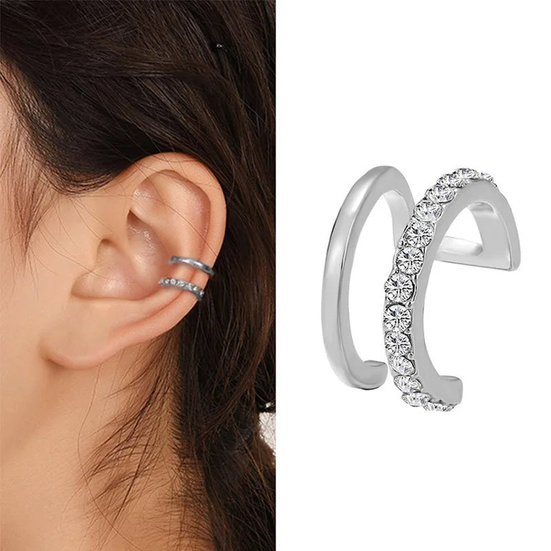 Non-Piercing Leaf Ear Cuff – Gold-Plated Clip-On Earring