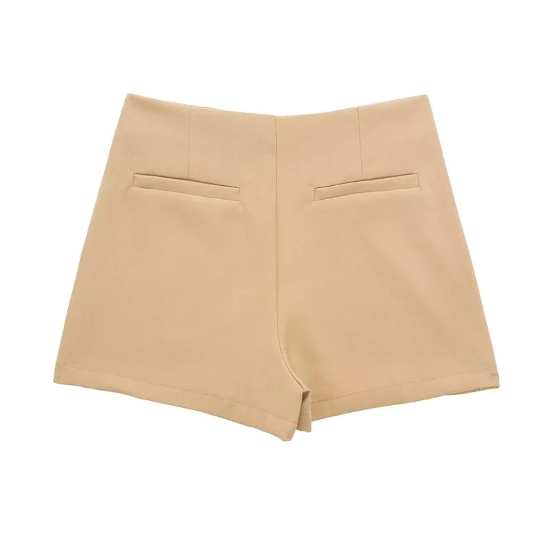 VantaWrap Mini Skort – Sleek High-Waist Illusion Skirt Shorts