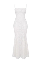 Backless Lace-Up Maxi Bodycon Dress