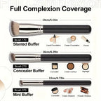 Multifunction Foundation & Concealer Brush – Dense Nose Contour & Blush Brush for Travel