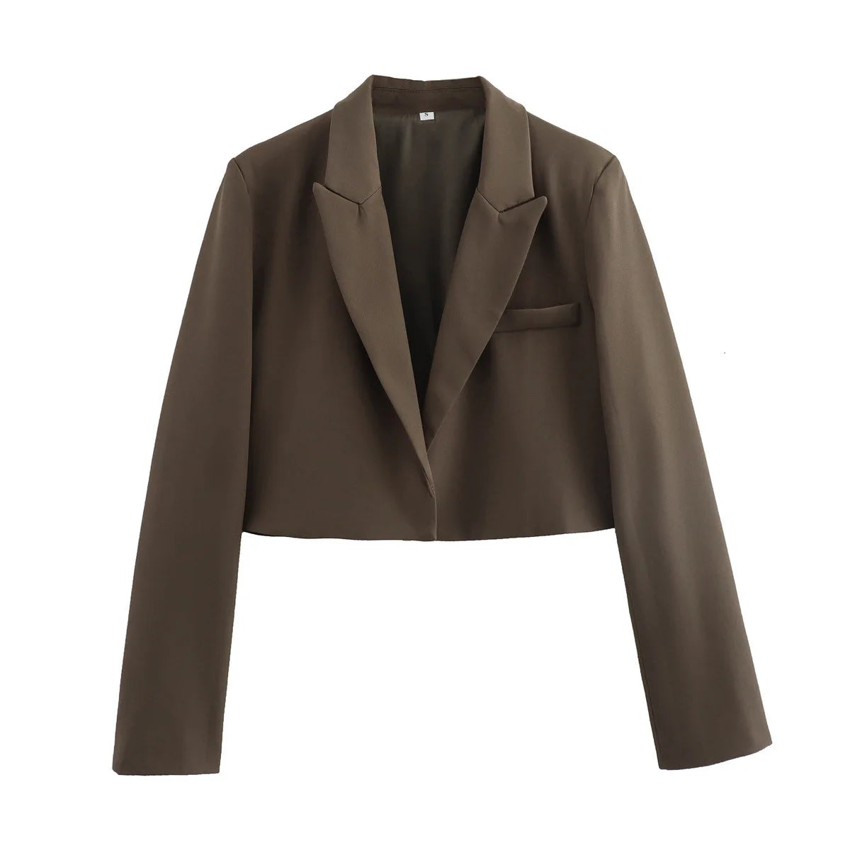 Cropped Blazer – Tailored Minimal Jacket for Women