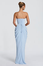 Chiara Maxi Dress - Blue