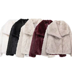 Luxury vegan Fur Coat – Oversized Winter Glam Look