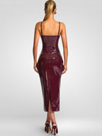 Backless Spaghetti Strap Bodycon Maxi Dress