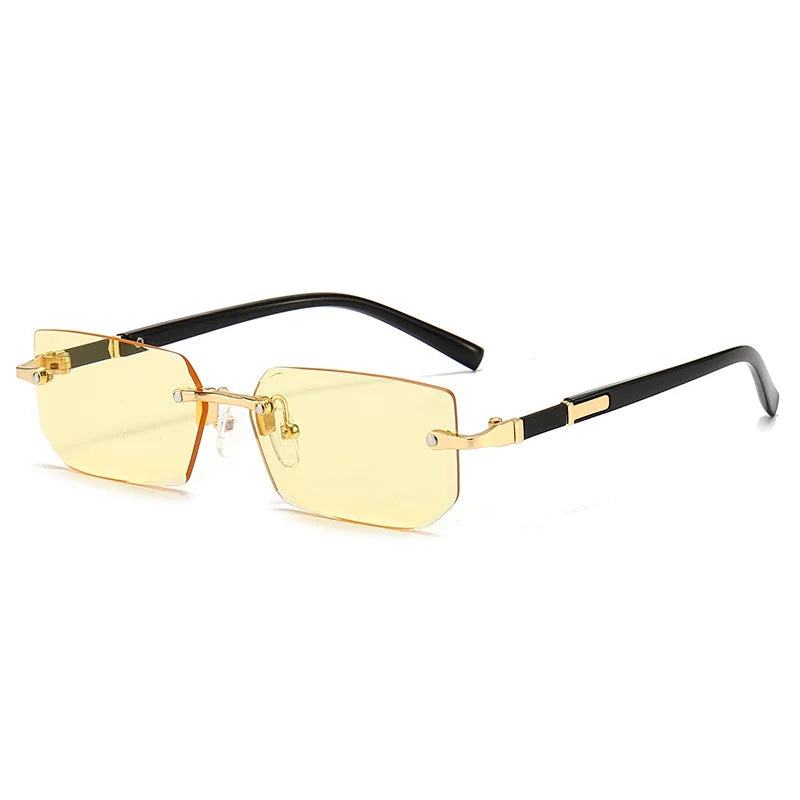 Trendy Small Rectangle Sunglasses – Gradient Square Summer Shades