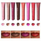 Creamy Lip & Cheek Blush Stick – Multi-Use Gloss in Toast, Raspberry, Espresso