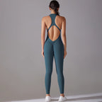 Sculpting Workout Bodysuit – Crisscross Back, Core & Glutes Shaping