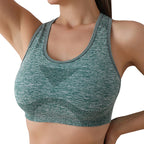 Seamless Yoga & Gym Sports Bra – Shockproof, Quick-Dry & Supportive