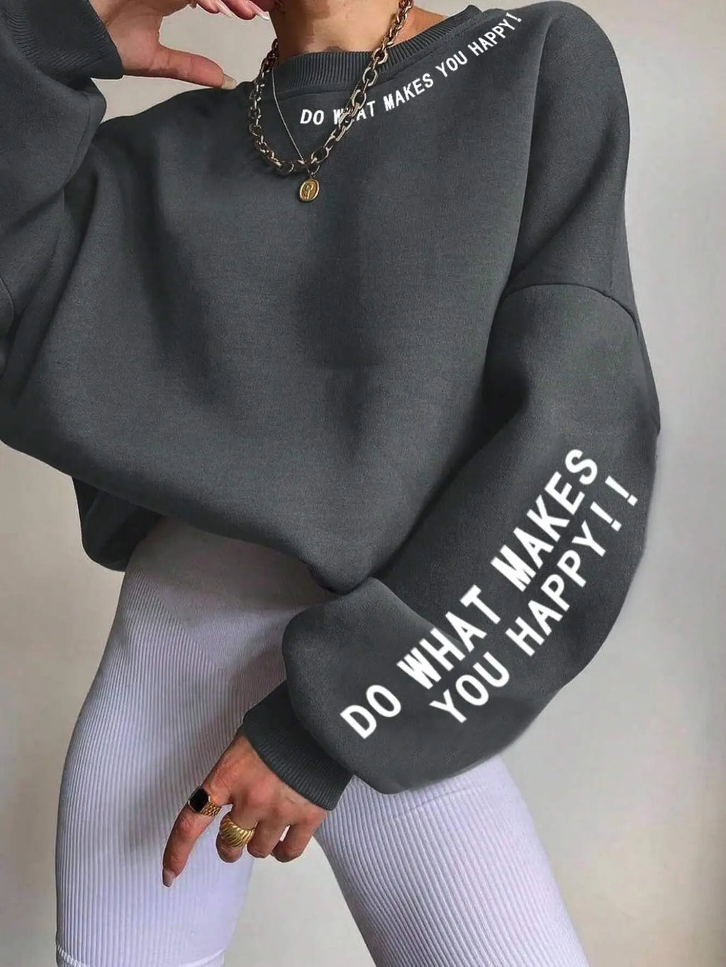 Oversized Crewneck with Print