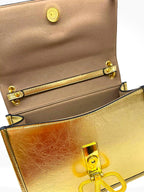 Diamond-Studded Quilted Shoulder Bag