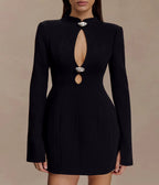Luxury Cut-Out Mini Dress