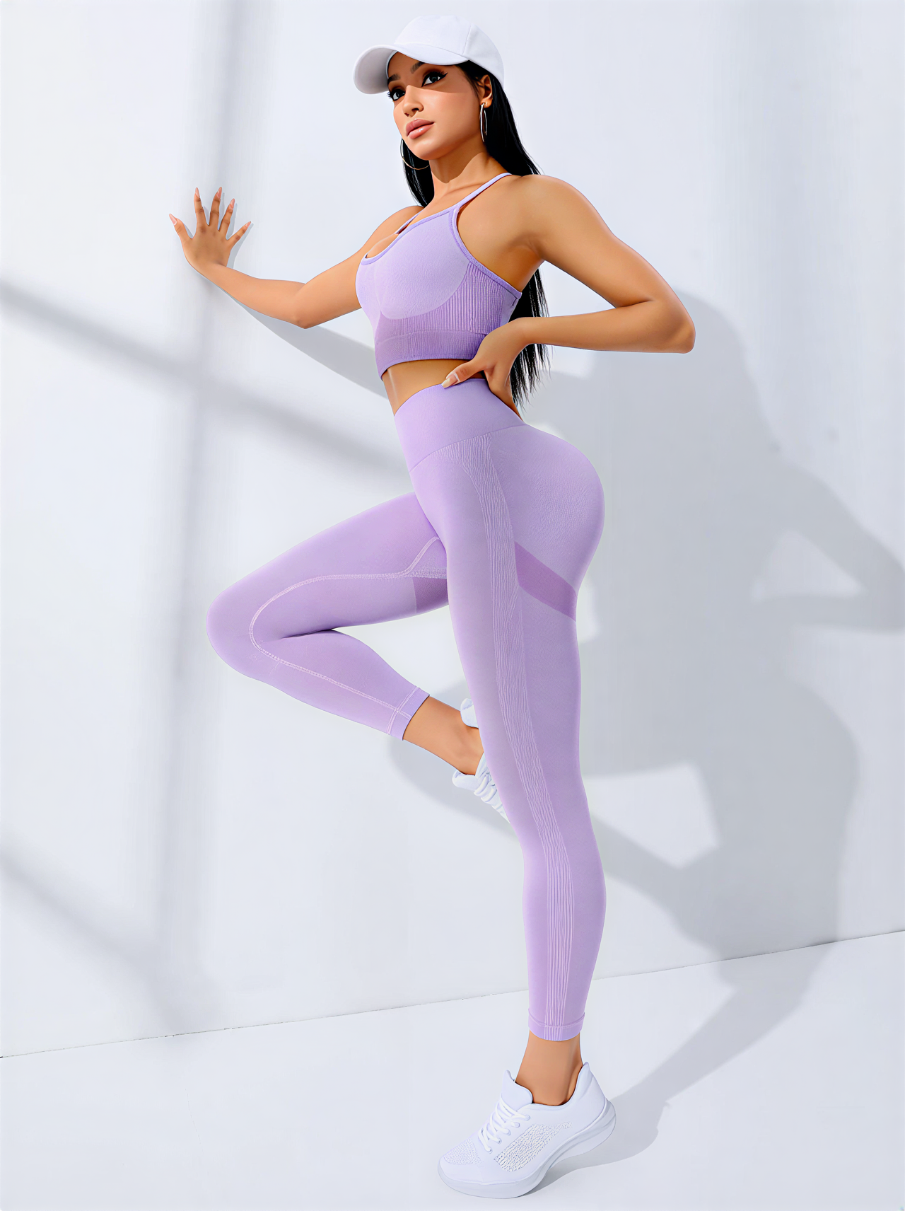 2-Piece Workout Set –Purple