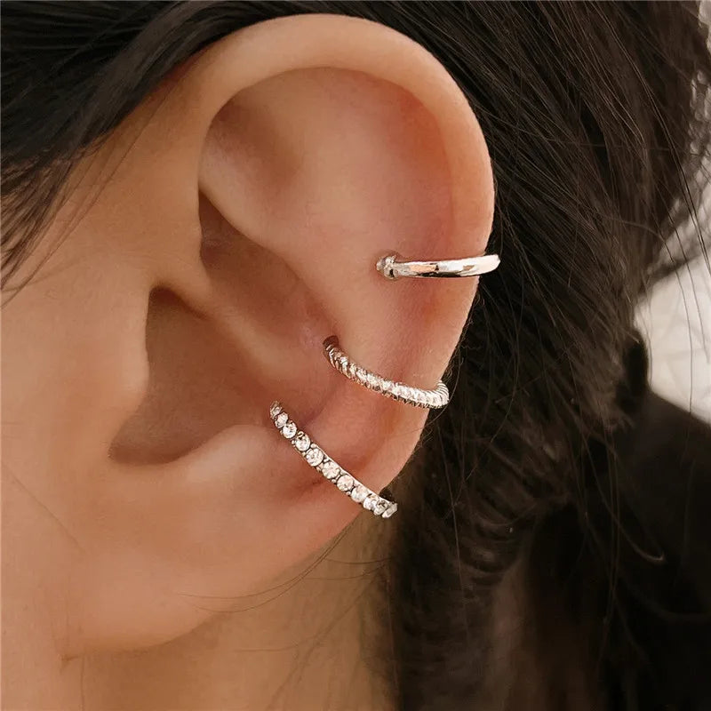 Non-Piercing Leaf Ear Cuff – Gold-Plated Clip-On Earring