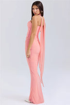 Strapless Two-Piece Maxi Set