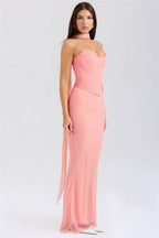 Strapless Two-Piece Maxi Set