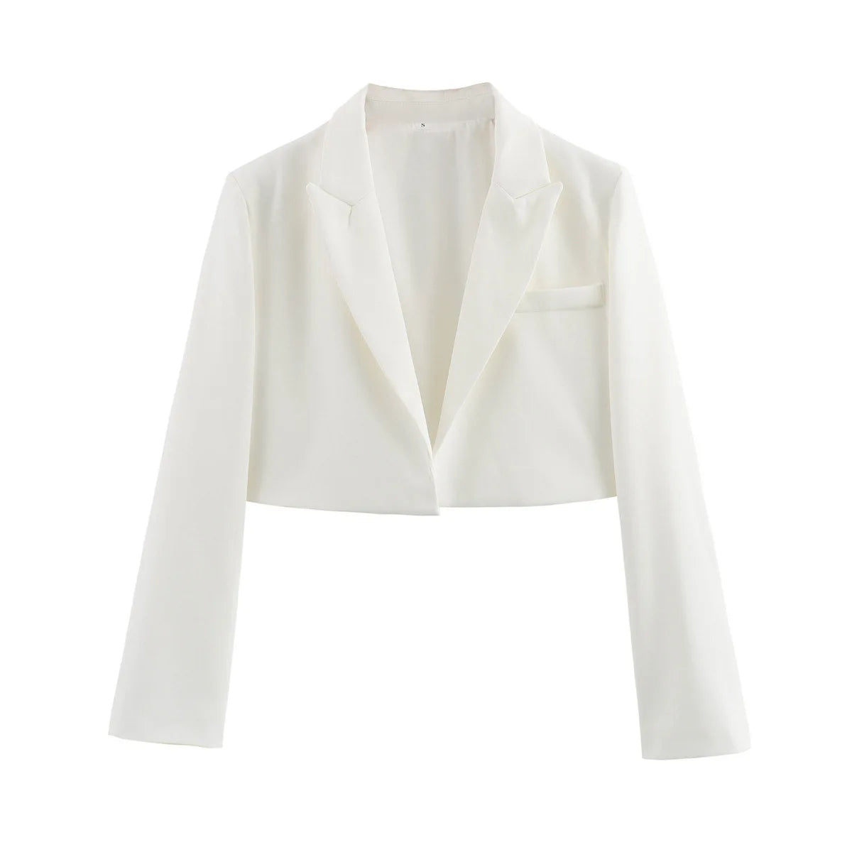 Cropped Blazer – Tailored Minimal Jacket for Women