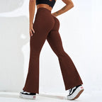 Seamless High-Waist Booty Lift Knit Leggings – Ankle-Length Sportswear