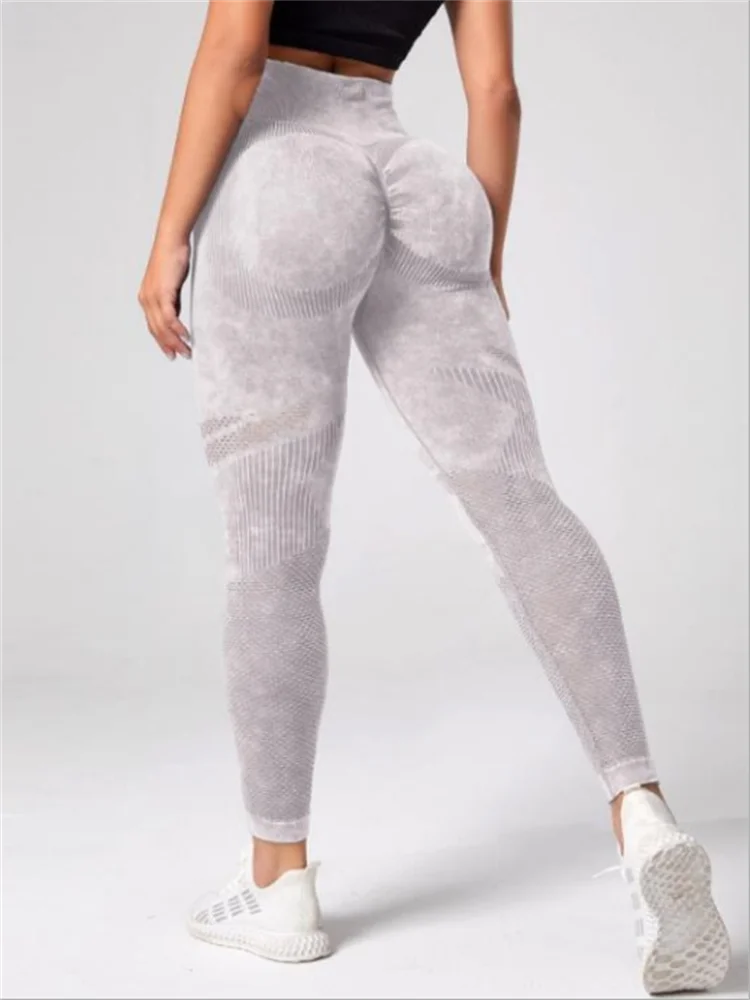 High-Waist Seamless Scrunch Yoga Leggings