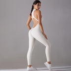 Sculpting Workout Bodysuit – Crisscross Back, Core & Glutes Shaping