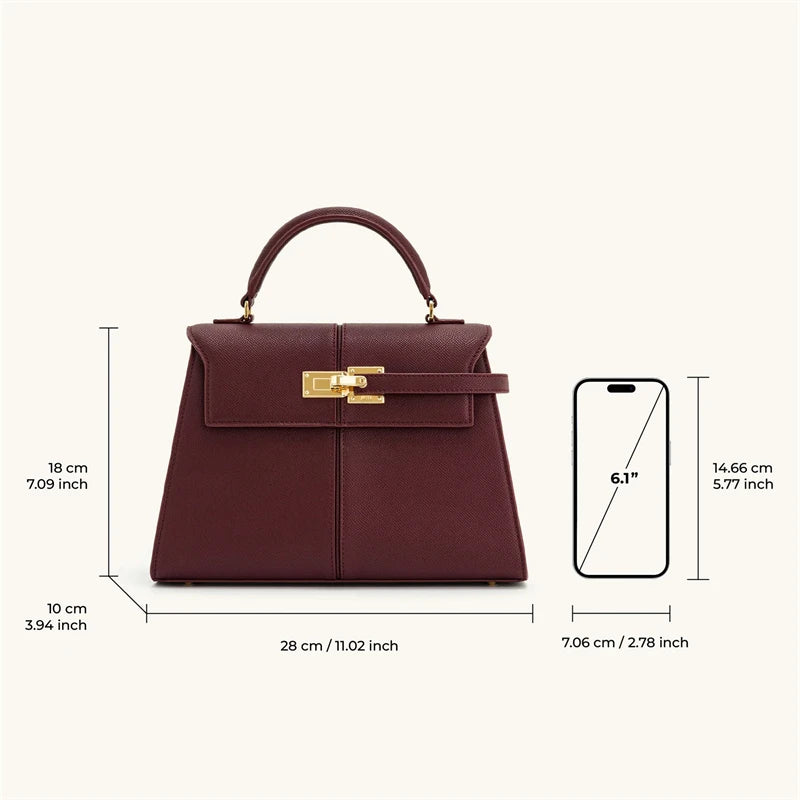 Elise Designer Handbag – High-End Leather Crossbody Bag