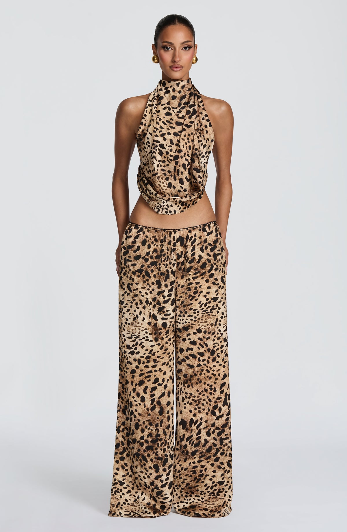 Hazel Top - Leopard Print