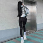 Women’s Seamless Yoga Skinny Pants – Low Waist Cotton Leggings