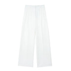 Women’s 2-Piece Office Set – Halter Vest Top & High Waist Wide-Leg Pants with Pockets