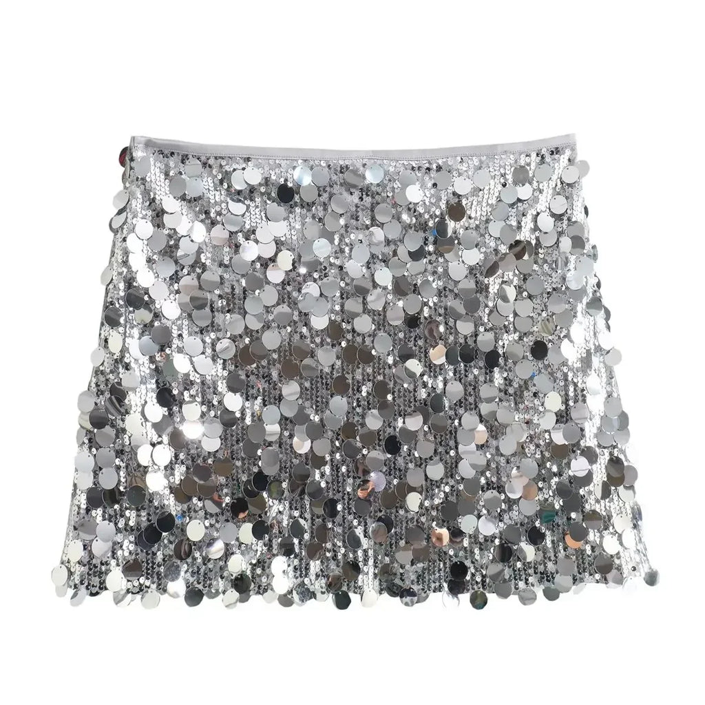 Mini Sequin Skirt – Sparkly Slim-Fit Party Look