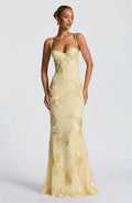 Spaghetti Strap Print Maxi Dress – Sexy Backless Bodycon Club Gown for Women