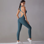Sculpting Workout Bodysuit – Crisscross Back, Core & Glutes Shaping