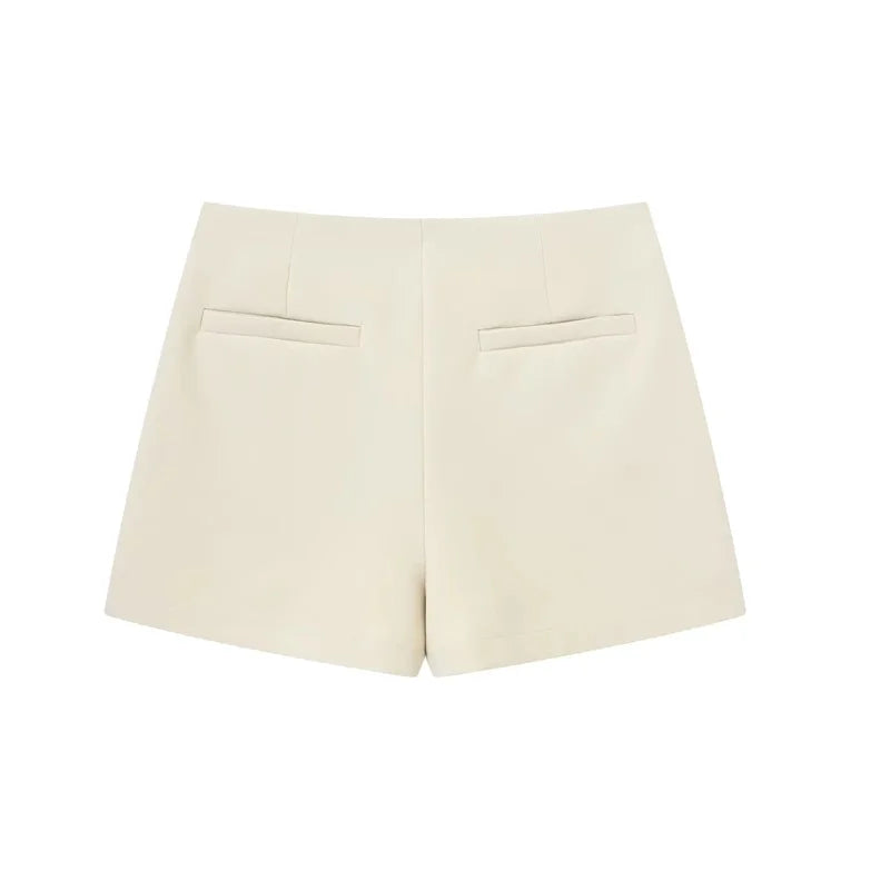 VantaWrap Mini Skort – Sleek High-Waist Illusion Skirt Shorts