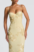 Spaghetti Strap Print Maxi Dress – Sexy Backless Bodycon Club Gown for Women