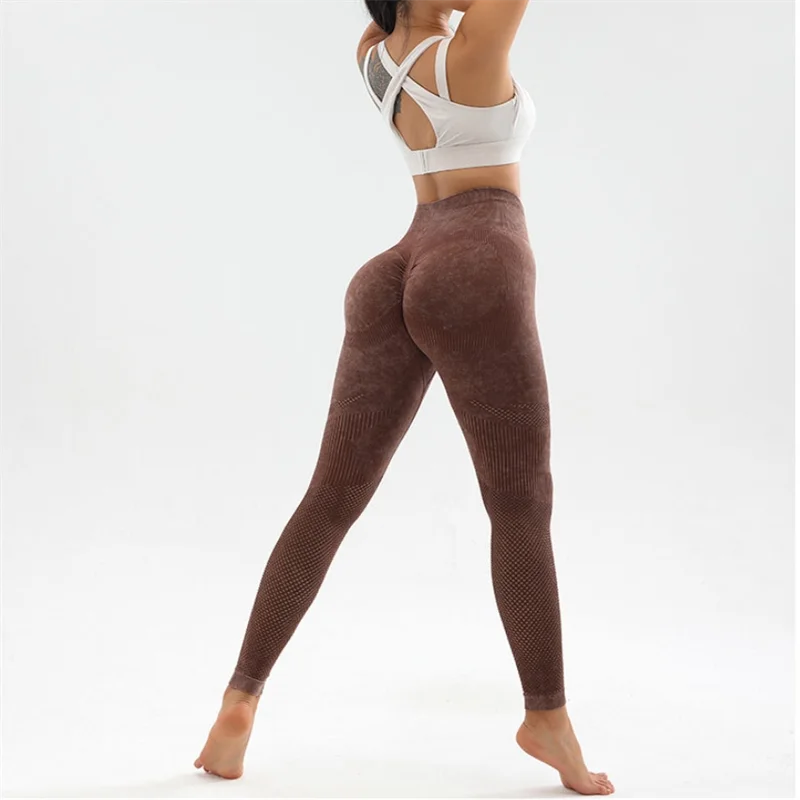 Seamless Scrunch Butt Yoga Leggings – High-Waist Sport Tights for Women’s Fitness & Gym