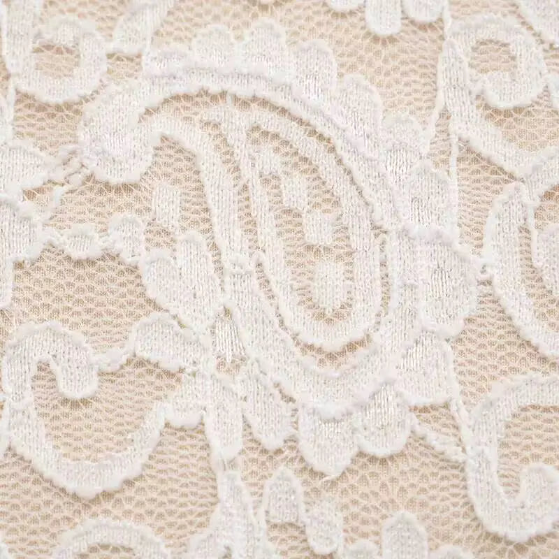 Deep-V Lace Bodycon Playsuit