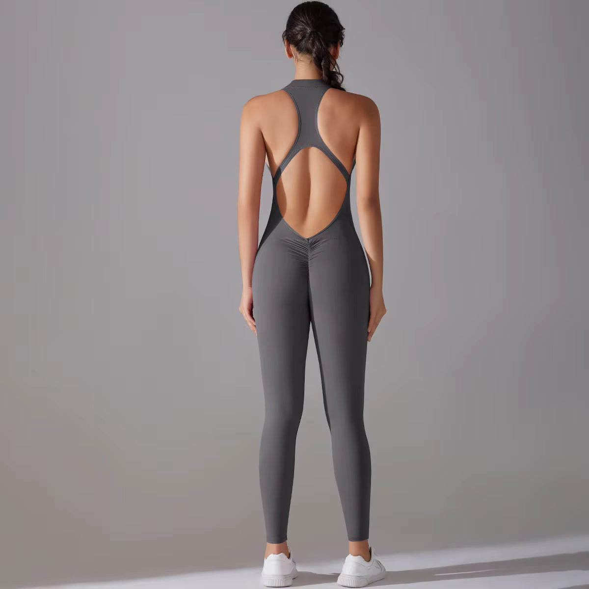 Sculpting Workout Bodysuit – Crisscross Back, Core & Glutes Shaping