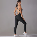 Sculpting Workout Bodysuit – Crisscross Back, Core & Glutes Shaping