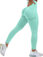 Seamless Tummy Control Leggings – High Waist Scrunch Fit for Workout & Shaping