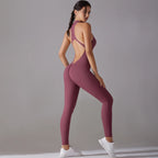 Sculpting Workout Bodysuit – Crisscross Back, Core & Glutes Shaping