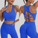 Seamless Sports Set – Bra & High-Waist Compression Leggings