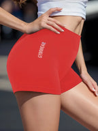 Seamless High Waist Gym Shorts – Sculpting Fit for Yoga, Running & Training