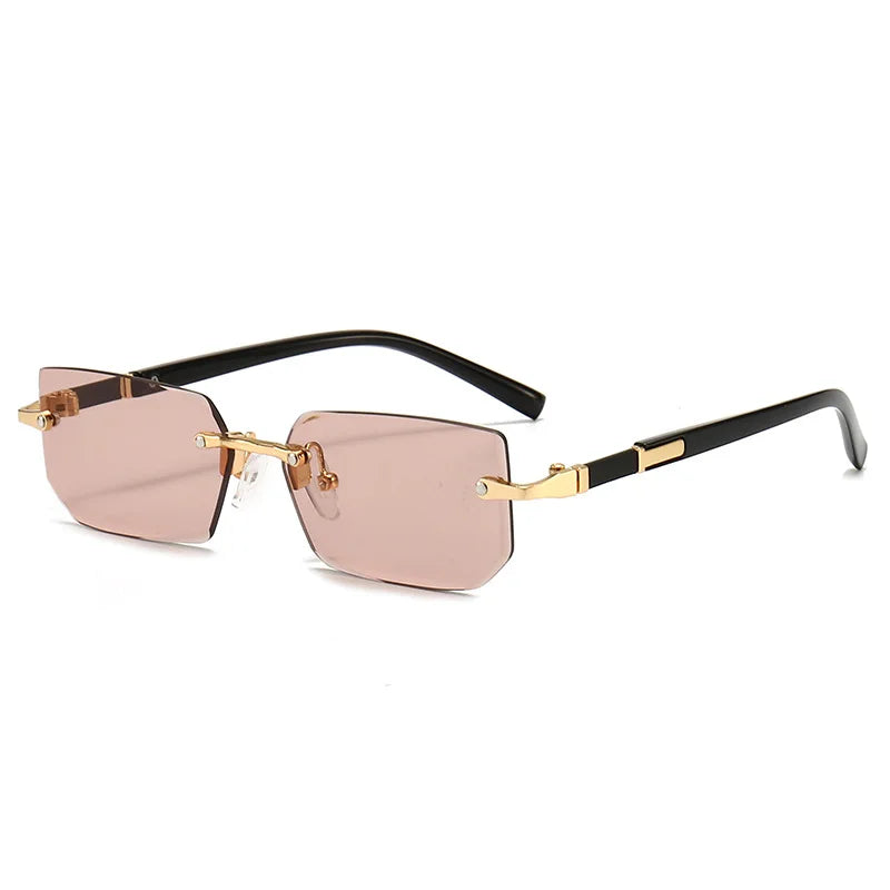 Trendy Small Rectangle Sunglasses – Gradient Square Summer Shades